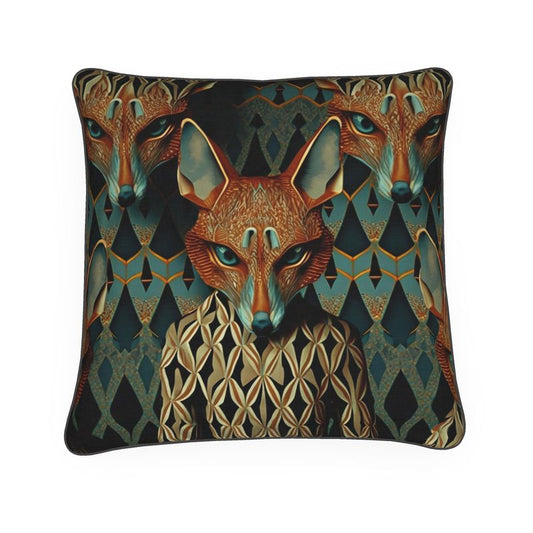 Psychedelic Fox Print Cushion