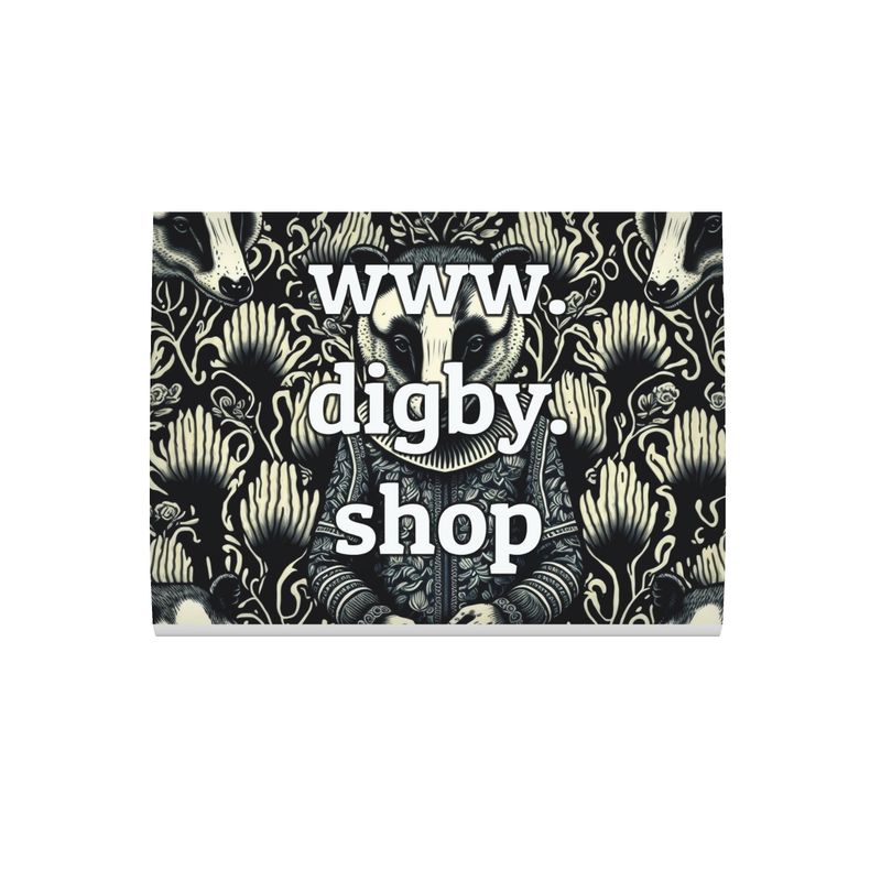 Badger Print Cushion