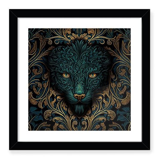 Black Panther Print Framed