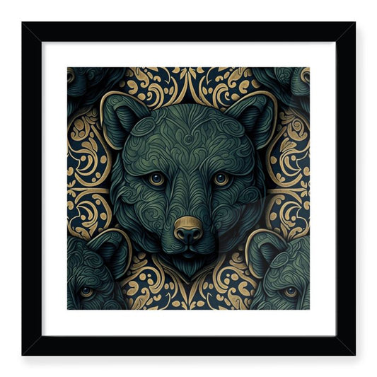 Bear Print Framed