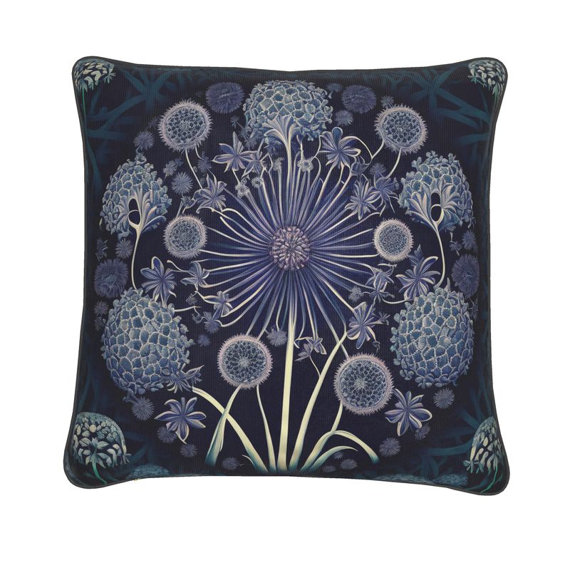 Botanical Purple Allium Cushion
