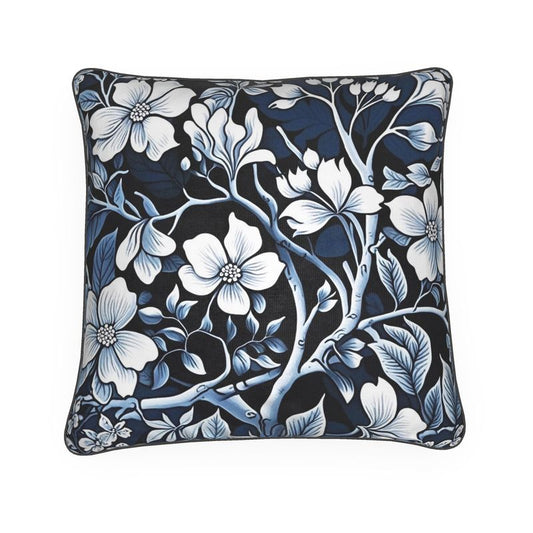 Botanical Indigo Dogwood Cushion
