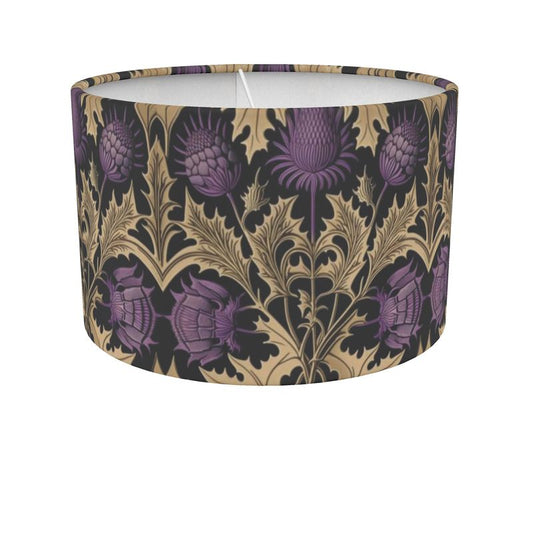 Botanical Thistle Print Shade