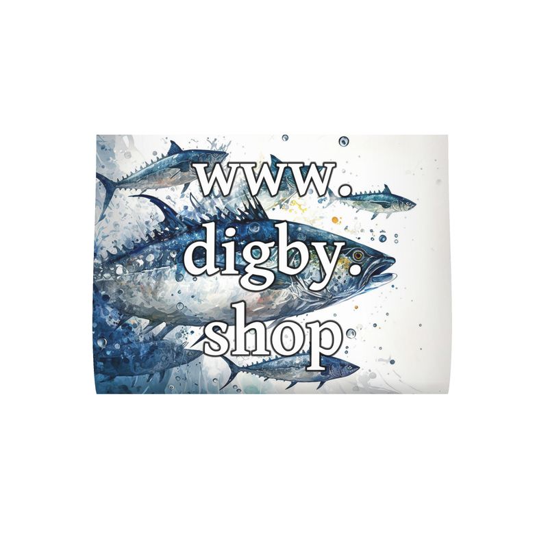 Mackerel Tuna Print Cushion