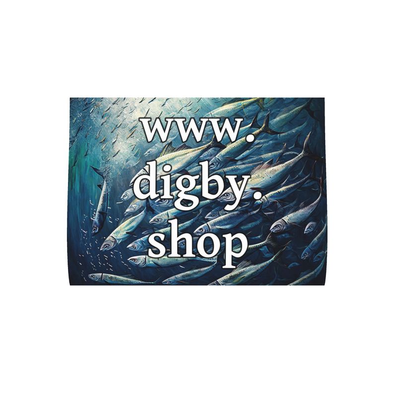 Pilchard Shoal Print Cushion