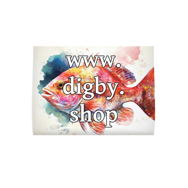 Red Snapper Print Cushion