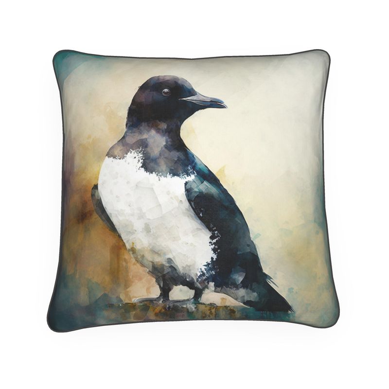 Razorbill Print Cushion