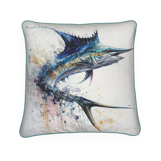 Marlin Print Cushion