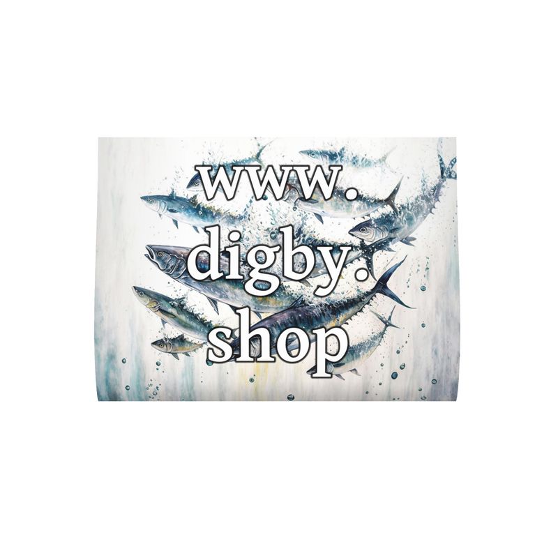 Mackerel Shoal Print Cushion