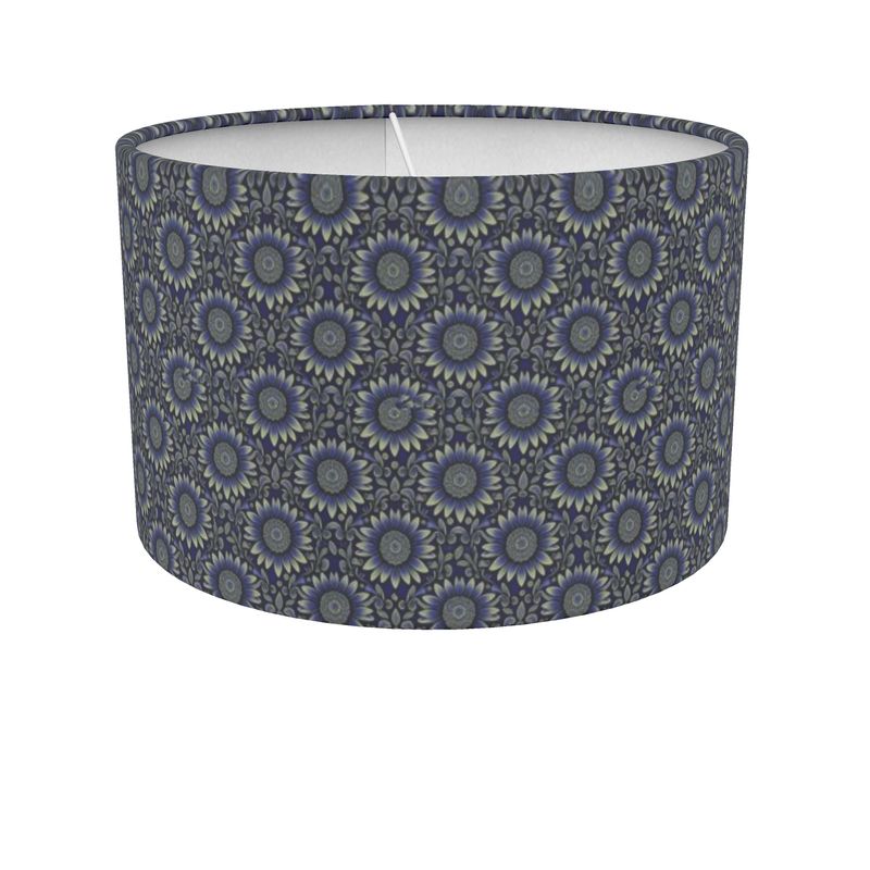 Blue Daisy Print Shade
