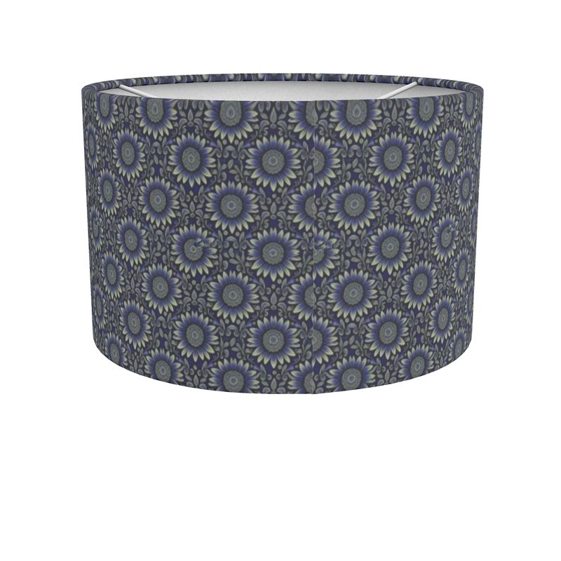 Blue Daisy Print Shade