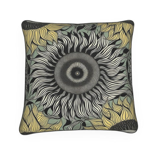 Sunflower Print Cushion