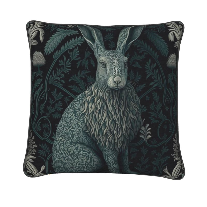 Arctic Hare Print Cushion