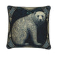 Polar Bear Floral Print Cushion