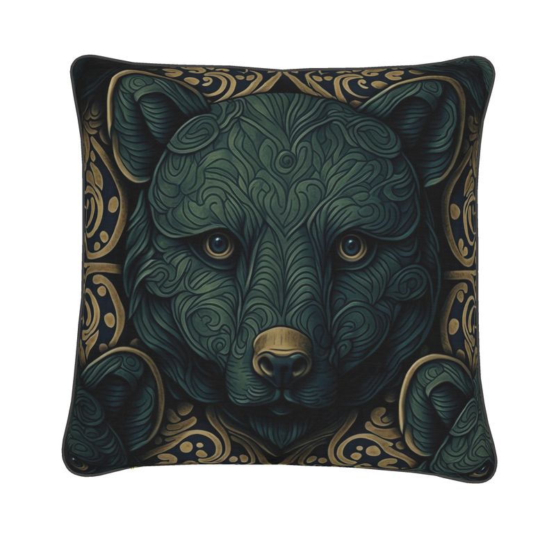 Bear Print Cushion