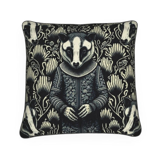 Badger Print Cushion