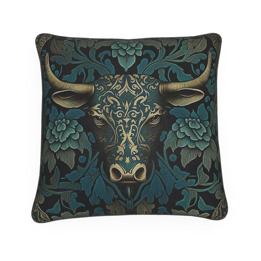 Bull Print Cushion
