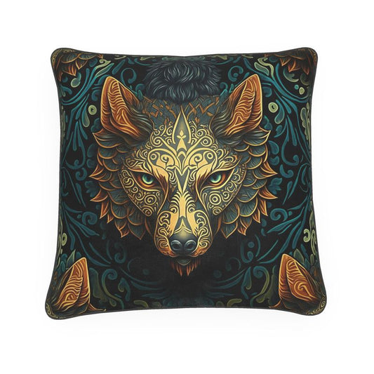 Wolf Print Cushion