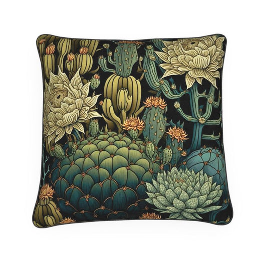 Botanical Cactus Print Cushion