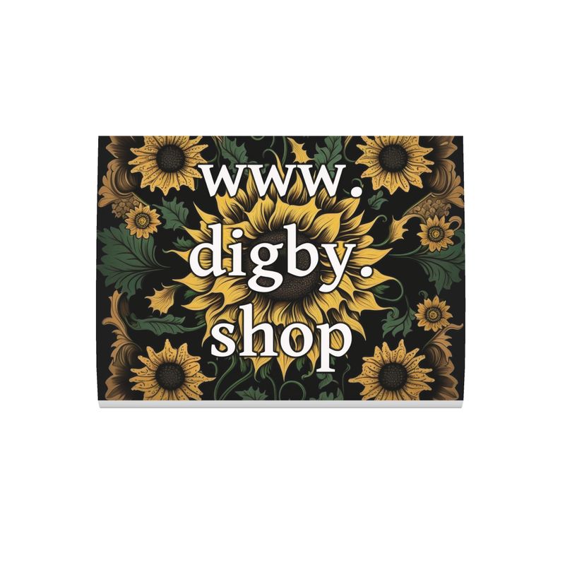Botanical Sunflower Print Cushion