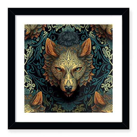 Big Bad Wolf Print Framed