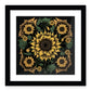 Botanical Sunflower Print Framed