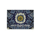 Botanical Blue Sunflower Print Cushion