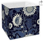 Botanical Indigo Blue Sunflower Lamp Shade