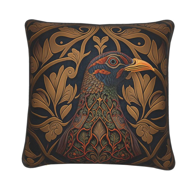 Pheasant Head Cushion
