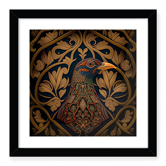 Pheasant Head Print