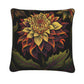 Botanical Dahlia Print Cushion