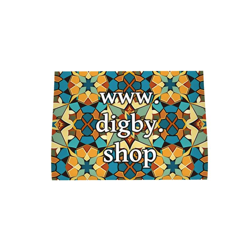 Geometric Print Tea Towel
