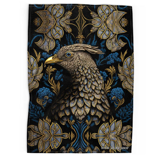 Grouse Print Tea Towel