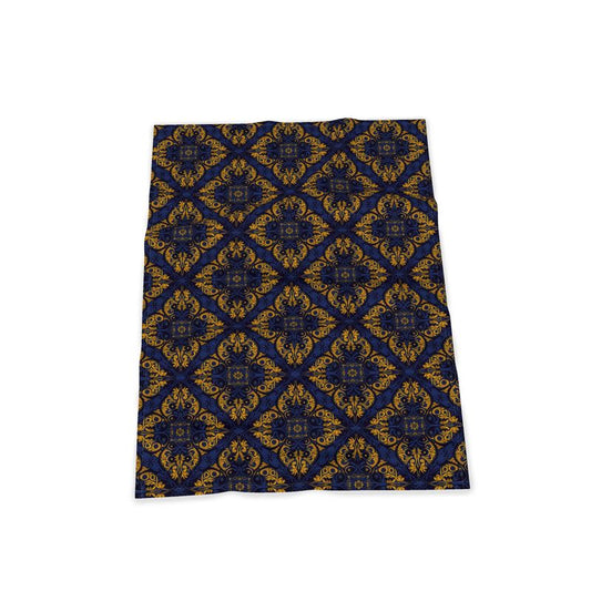 Yellow and Blue Pattern Tea Towel