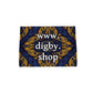 Yellow and Blue Pattern Tea Towel