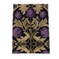 Golden Thistle Botanical Print Tea Towel