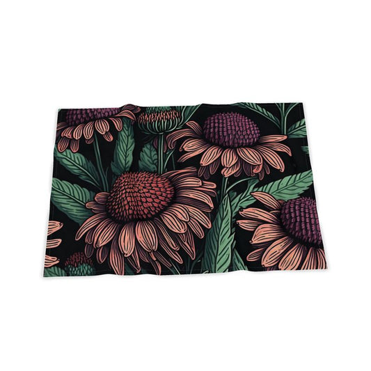 Echinacea Print Tea Towel