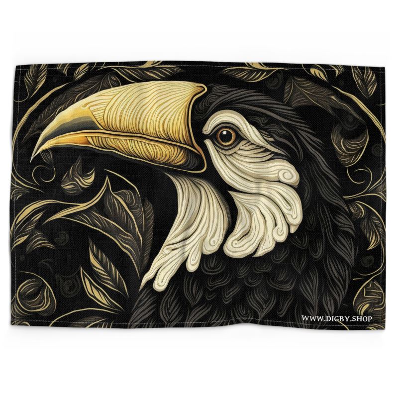 Toucan Print Tea Towel