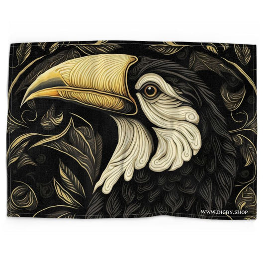Toucan Print Tea Towel