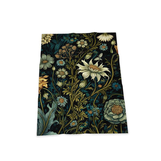 Wild Flower Botanical Print Tea Towel
