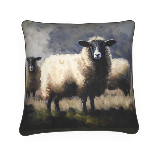 Sheep Painting  Cushion