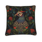 Red Partridge Print Cushion