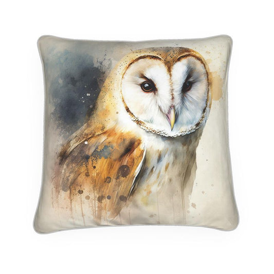 Barn Owl Print Cushion