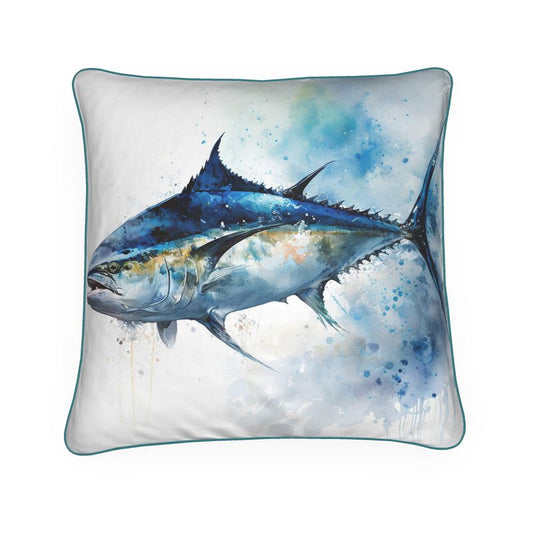 Blue Fin Tuna Print Cushion