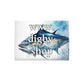 Blue Fin Tuna Print Cushion