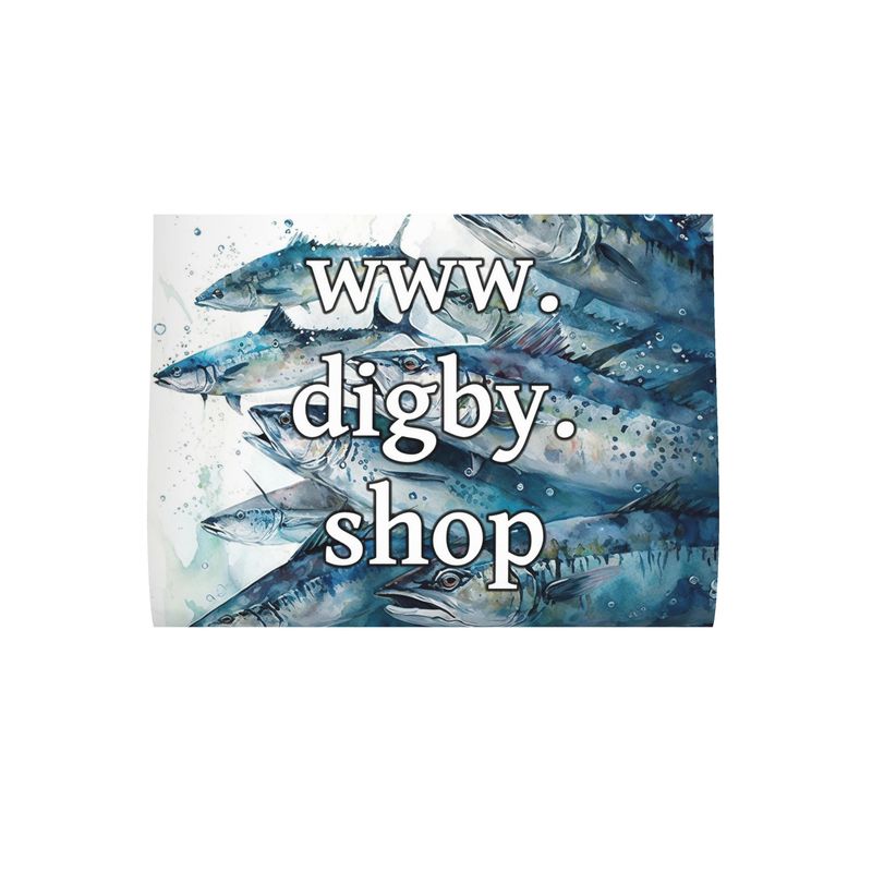 Mackerel Shoal Print Cushion
