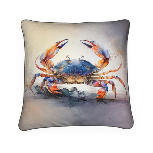 Crab Print Cushion