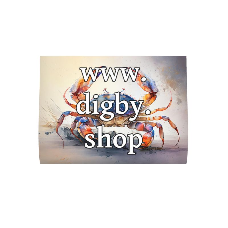 Crab Print Cushion