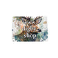 Stag Head Print Tea Towel