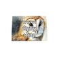 Barn Owl Print Tea Towel